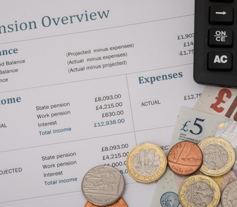 Pension drawdown forms